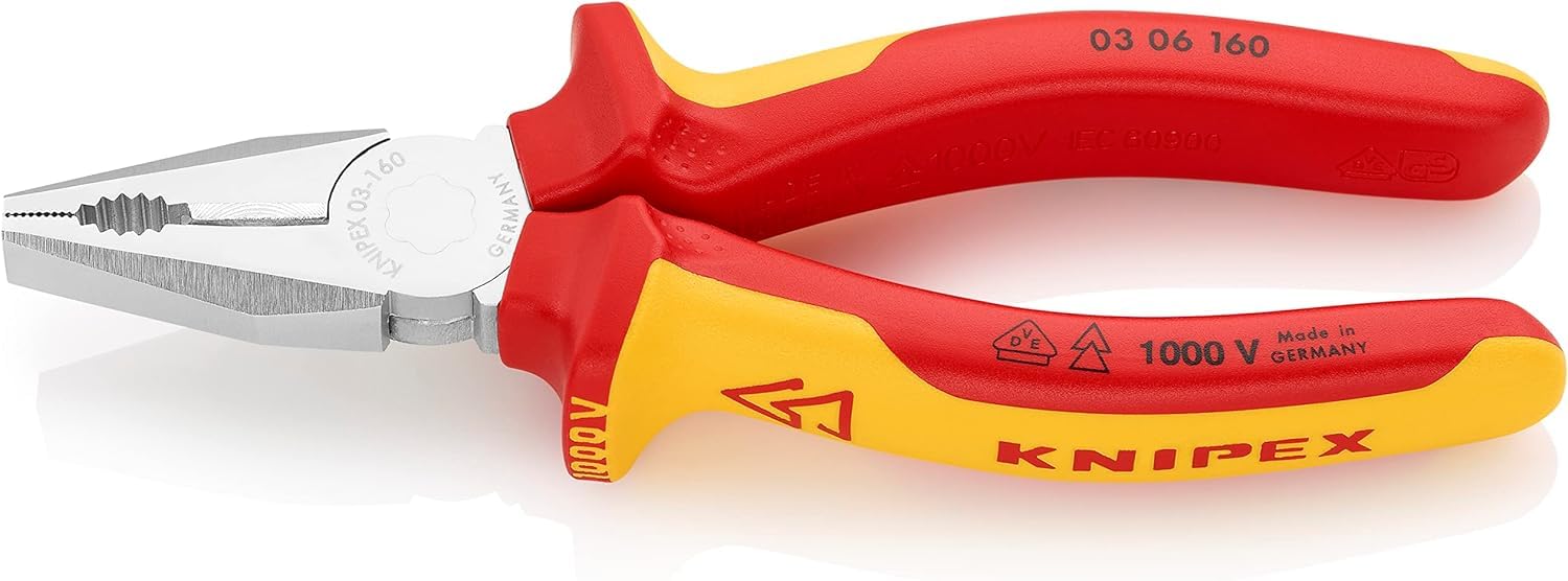 Knipex 03 06 160 Combination Pliers 6,3" with insulated handles