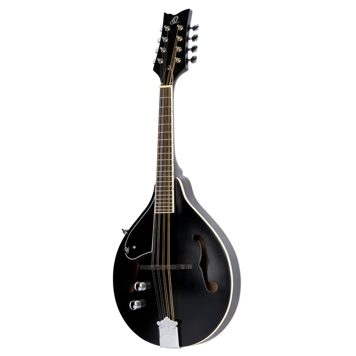 ORTEGA A-Style Series Mandoline 8 String Lefty - Spruce / Maple Black + Bag