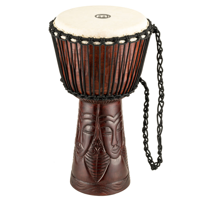 MEINL Percussion Professional African Style Djembe - 10" African Queen Carving