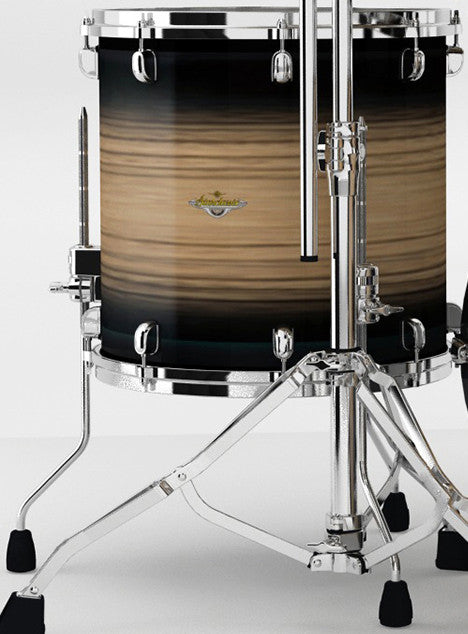 TAMA Starclassic Maple Exotic Floor Tom 13" x 12"´- Natural Pacific Walnut Burst/Chrome HW