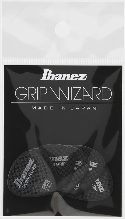 IBANEZ Grip Wizard Series Rubber Grip Flat Pick - 6 pcs
