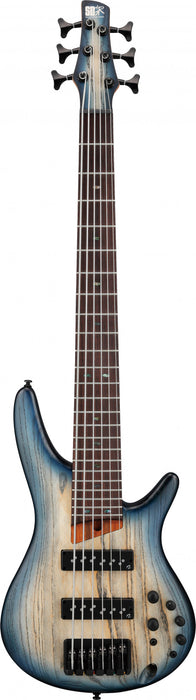IBANEZ SR Electric Bass 6-String - Cosmic Blue Starburst Flat