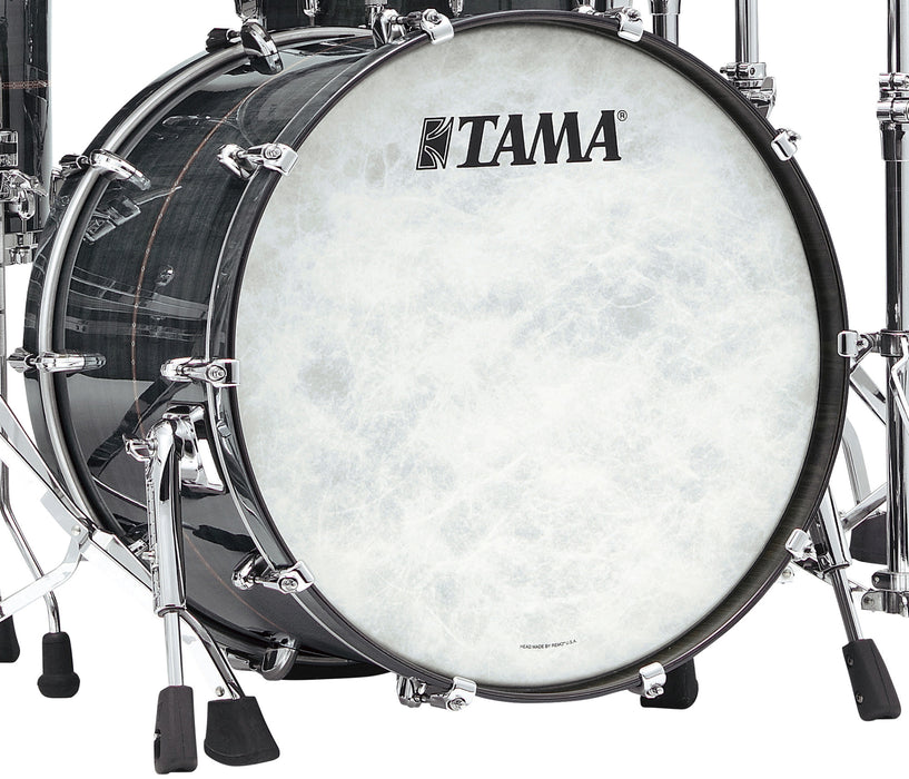 TAMA STAR Bubinga Bass Drum 22" x 18" - Pewter Blue Australian Acacia/Chrome HW/Drum Hoop Matched/with Inlay (outside)