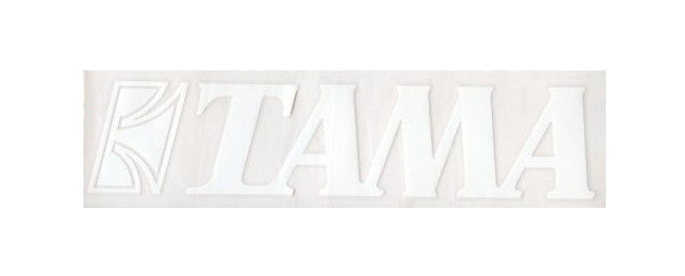 TAMA Logo Sticker 35mm x 150mm - white