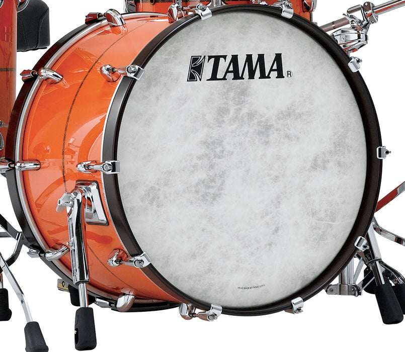 TAMA STAR Maple Bass Drum 18" x 14" - Atomic Orange/Chrome HW/Drum Hoop Natural Matte with Inlay (outside)