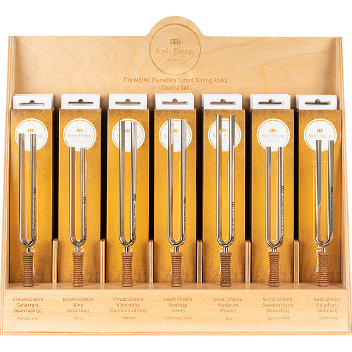 Meinl Sonic Energy Tuning Fork Display - Chakra-Set