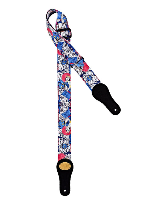 KEIKI Designer Series Nylon Guitar Strap - "Samurai"