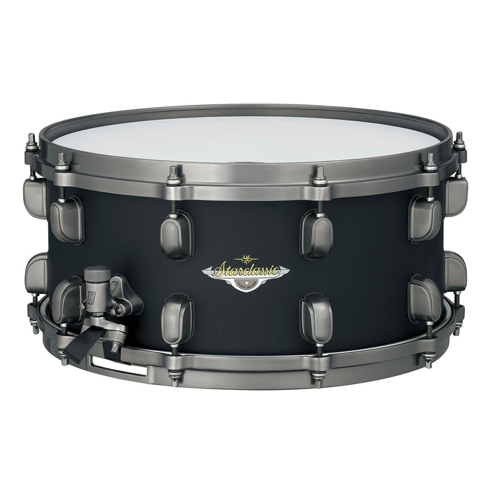 TAMA Starclassic Maple Snare Drum 14" x 6,5" - Flat Black/Smoked Black Nickel HW