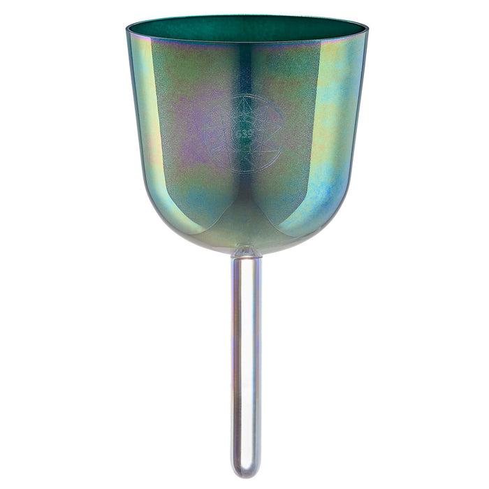 Meinl Sonic Energy 4.25" Essence Solfeggio Crystal Singing Bowl Fa 639 Hz, Indigo Blue