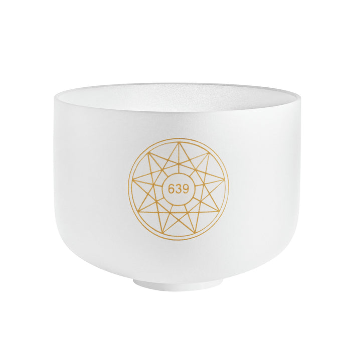 MEINL Sonic Energy Solfeggio Crystal Singing Bowl 10" - D#4/Fa/639 Hz