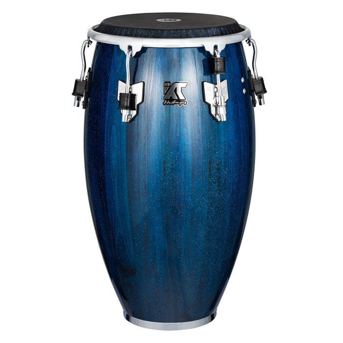 MEINL Percussion Artist Series William Kachiro Tumba 12 1/2" /REMO® Black Calfskin Skyndeep Heads - Blue Wave