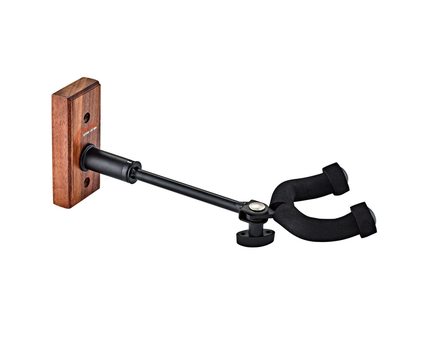 ORTEGA Adjustable Guitar Wall Hanger - Walnut