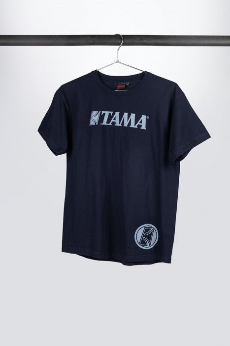 Tama t-shirt in dark blue with logo on chest