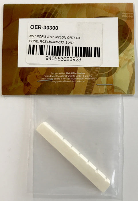 Ortega Nut for 8-String Octa Suite Bone - für 8-saitige Octa Suite Knochen