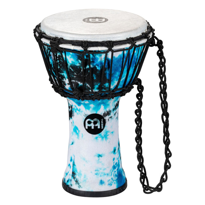MEINL Percussion Synthetic Djembe 7" - Galactic Blue Tie Dye