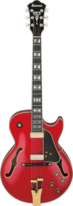IBANEZ George Benson Signature Hollowbody Guitar 6 String - Sapphire Red + Case