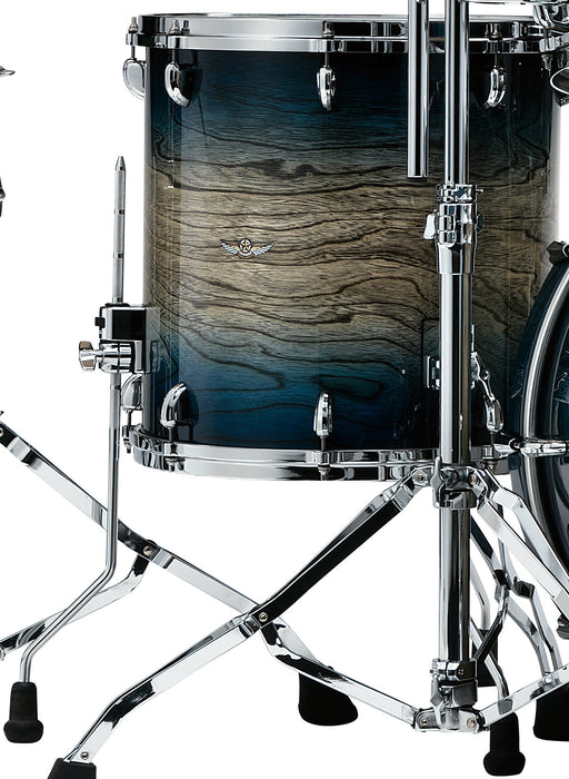 TAMA STAR Walnut Floor Tom 16" x 15" - Indigo Japanese Sen Burst/Chrome HW