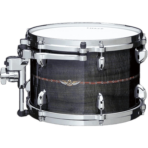 TAMA STAR Bubinga Rack Tom 10" x 7" - Pewter Blue Australian Acacia/Chrome HW/Inlay only Outside