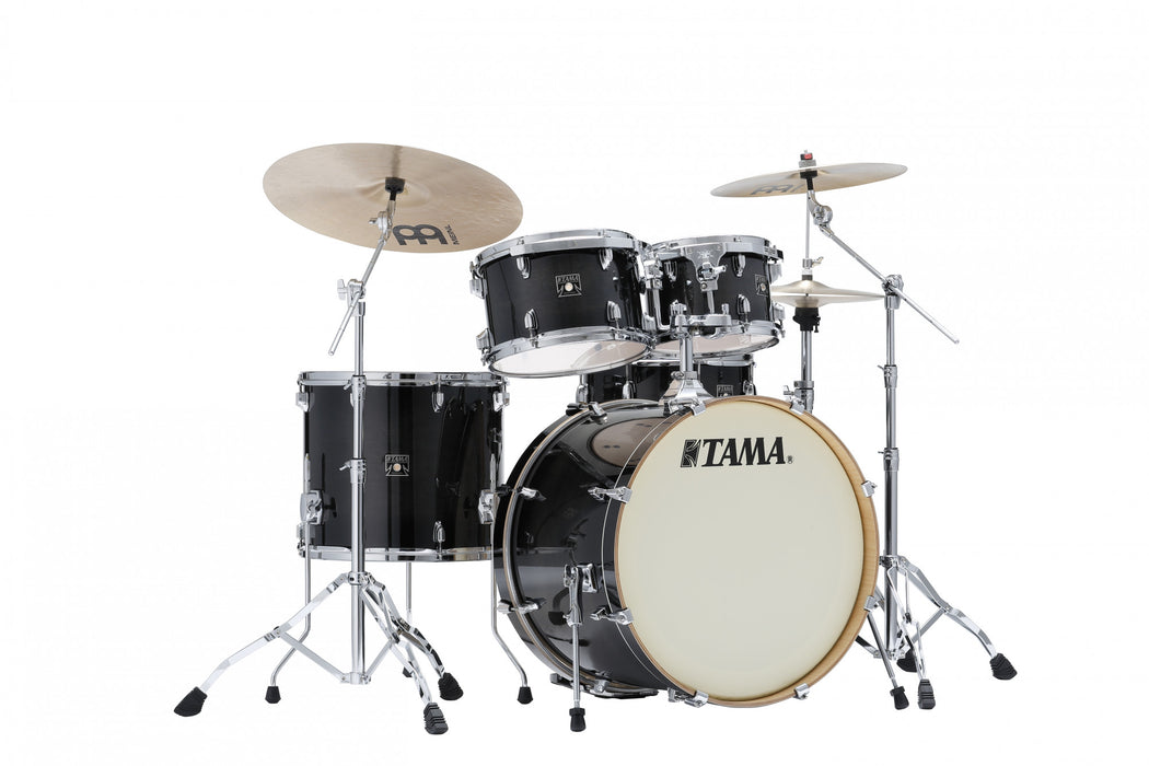 TAMA Superstar Classic Shell Kit 5 pcs - Transparent Black Burst/Chrome HW