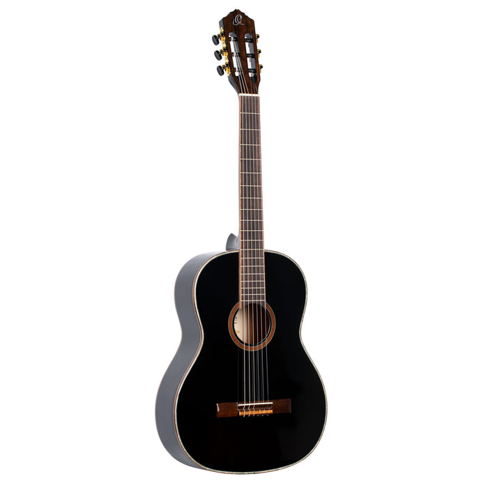 ORTEGA Family Series 4/4 Classical Slim Neck Guitar 6 String - Spruce / Mahogany Black + Gig Bag