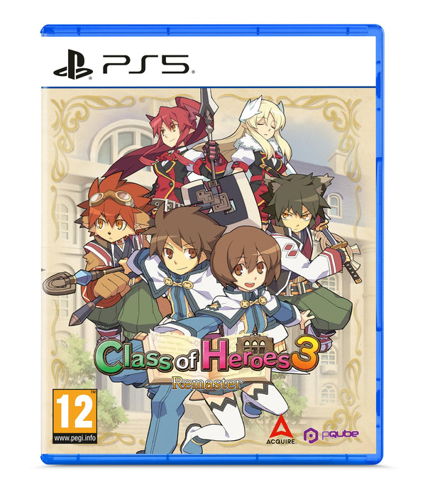 PQube Class of Heroes 3 Remaster PS5