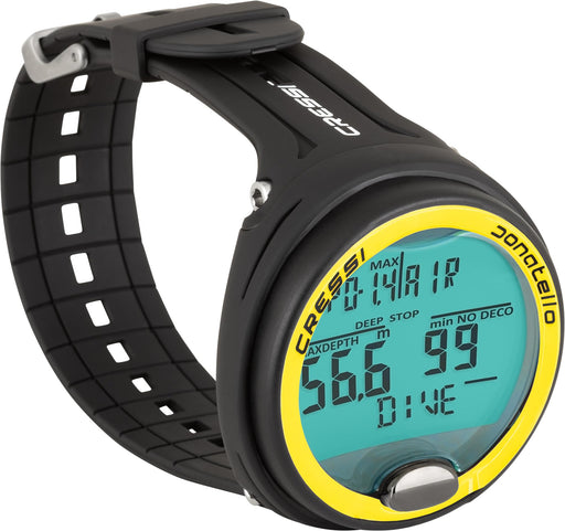 Cressi Donatello Wrist Computers, Black/Yellow