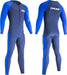 Cressi Wahoo 2 mm Man Monopiece Wetsuits, Blue/Light Blue, 2XL