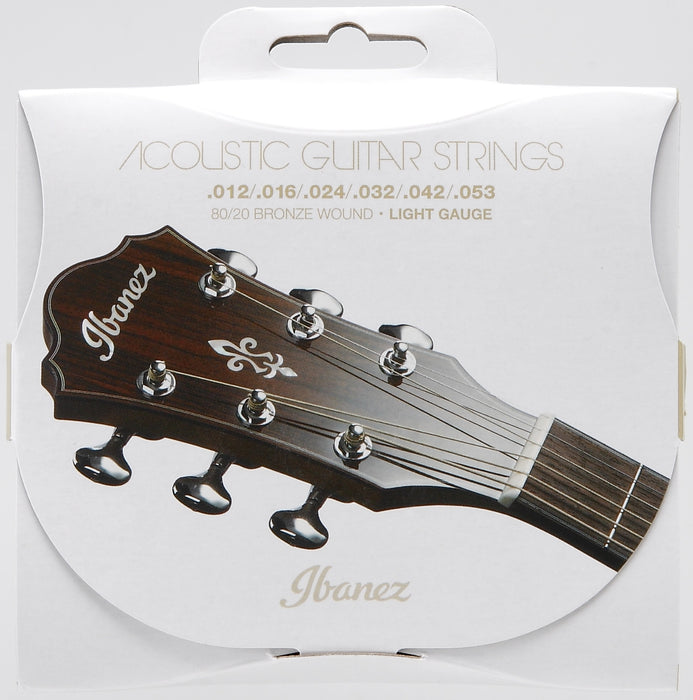 IBANEZ String Set for 6 String Acoustic Guitar - Light