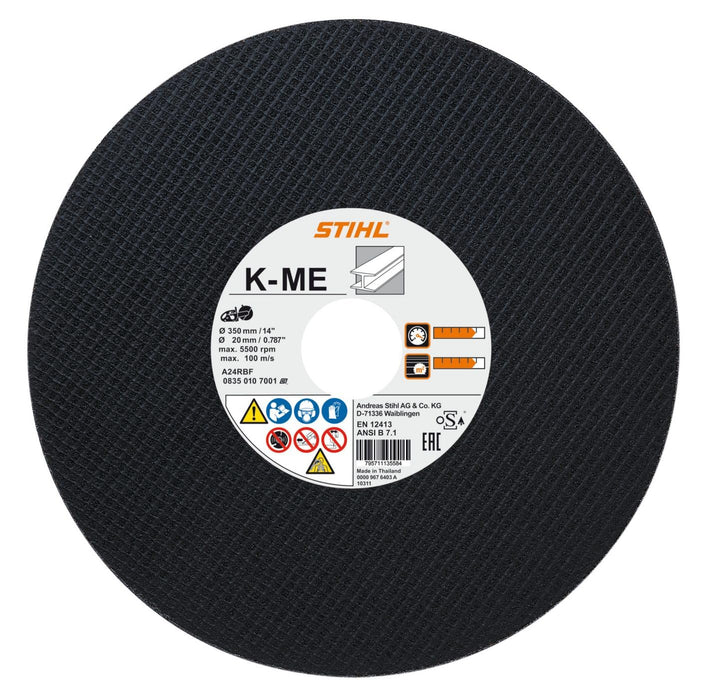 Stihl 0835-010-7001 Steel cutting wheel D 350 mm / 14"