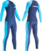 Cressi Wahoo 2 mm Lady Monopiece Wetsuits, Azure/Blue, S