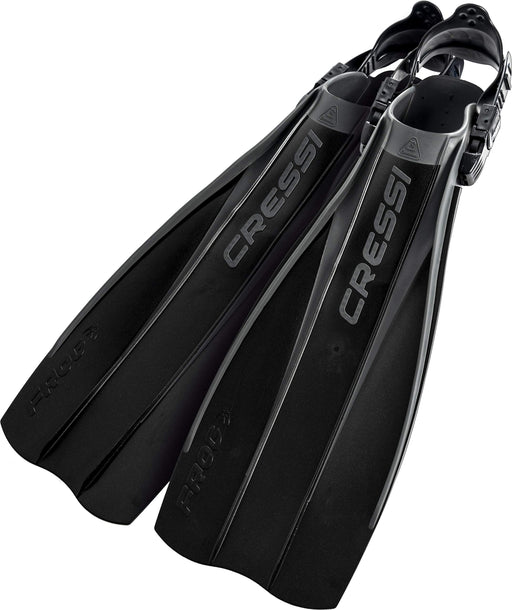 CRESSI Frog Open Heel Fins Black Xs