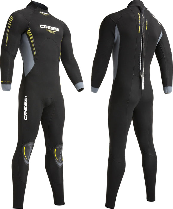 Cressi - Fast 7mm Man (Black/Blue) [7/3XL]