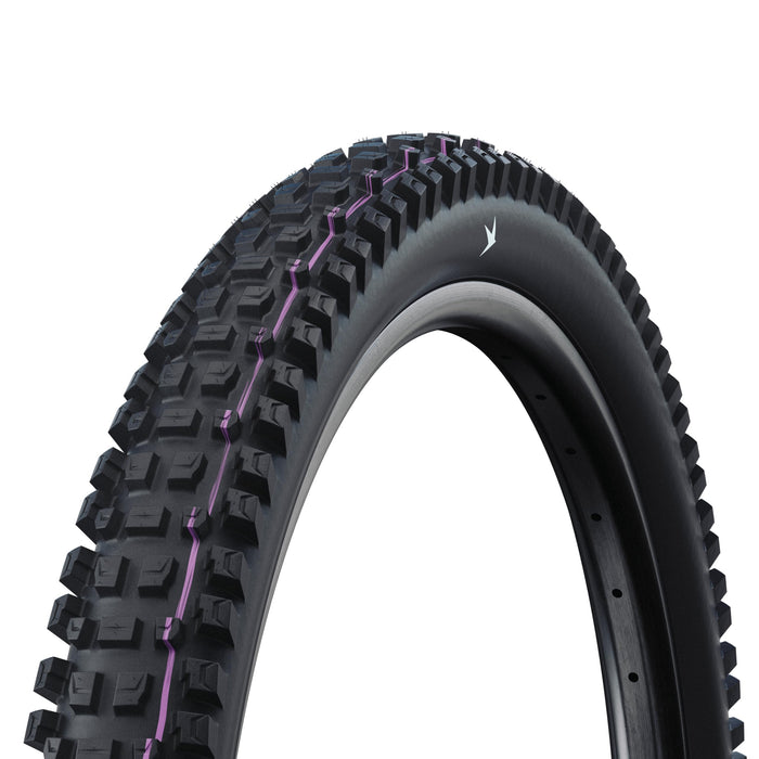 Schwalbe Albert Tire - 27.5 x 2.50, Tubeless, Folding, Black, Evolution Line, Trail Pro, Addix Ultra Soft, Radial, E-50