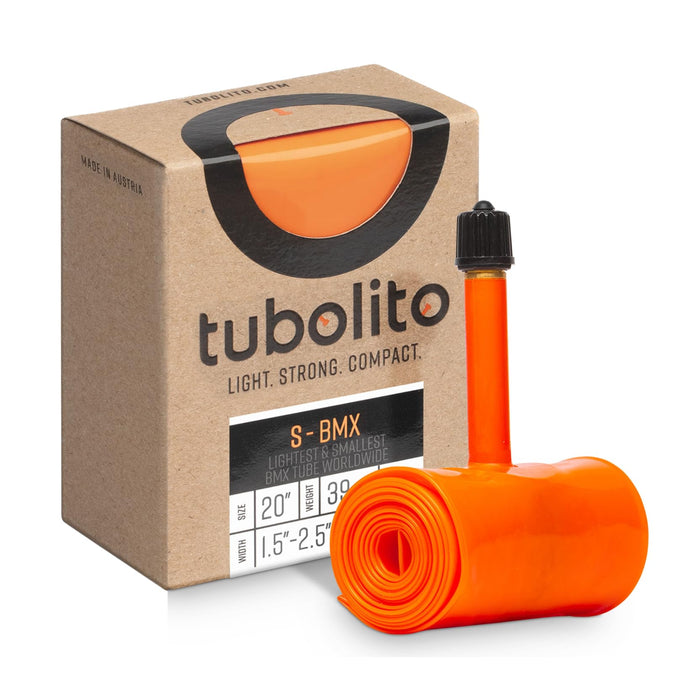 Tubolito S-Tubo-BMX TPU Inner Tube 20" Wheel Sizes | Fits Tire Widths 1.5”-2.5” | 80% Weight Saving |Schrader Valve| Rim & Disc Brake Compatibility
