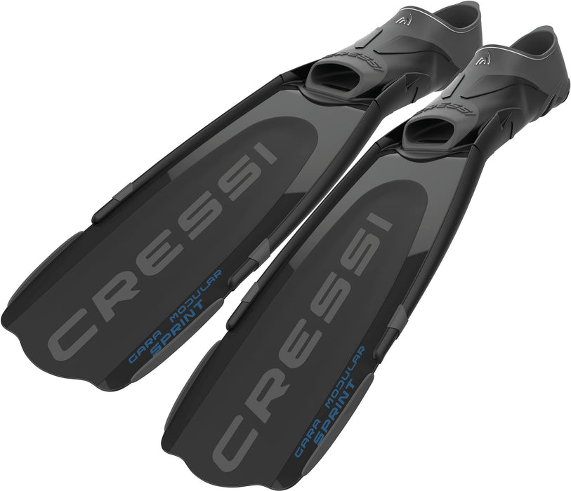 Cressi Gara Modular Sprint, Black, 38/39