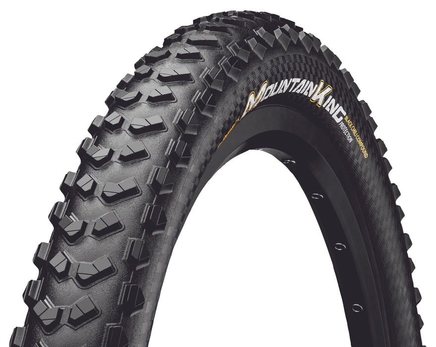 Continental Mountain Bike ProTection Tire - Black Chili, Tubeless, Folding Handmade MTB Performance Tire (26", 27.5", 29"), 27.5 x 2.3, Mountain King