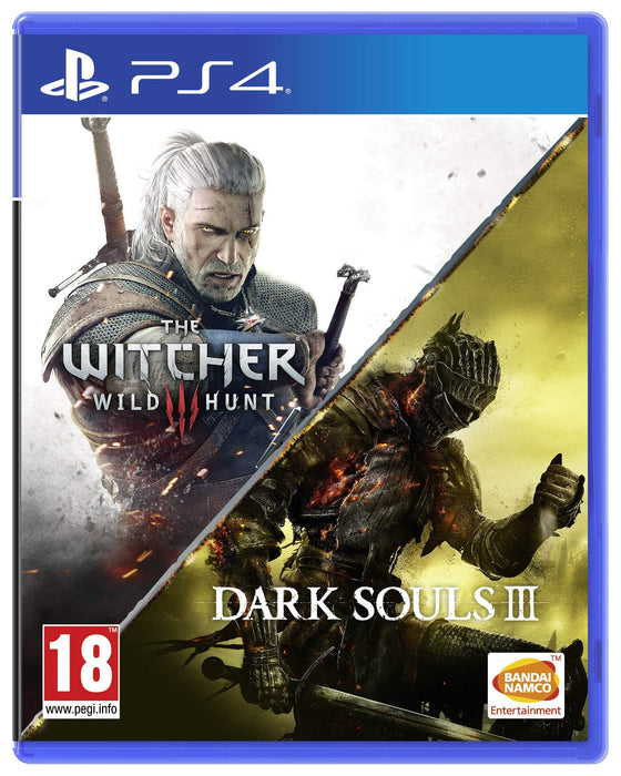 BANDAI The Witcher 3 Wild Hunt + Dark Souls III PS4