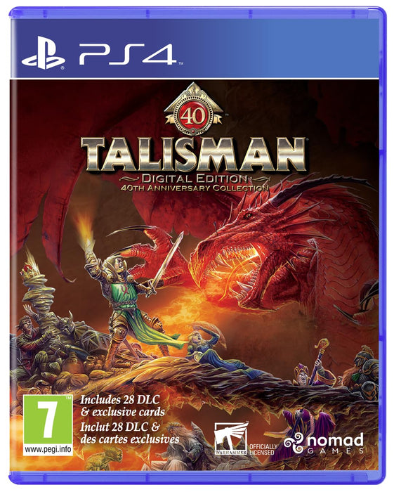 Nomad Games Talisman: Digital Edition - 40th Anniversary Collection PS4