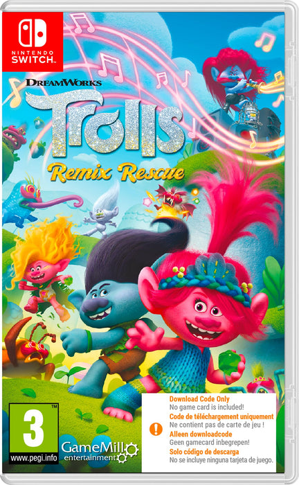 MAXIMUM GAMES Dreamworks Trolls: Remix Rescue (Code in a Box) Switch