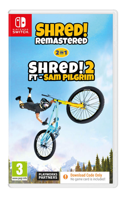 Outright Games Shred! Remastered & Shred 2 Ft Sam Pilgrim (Code in a Box) Switch