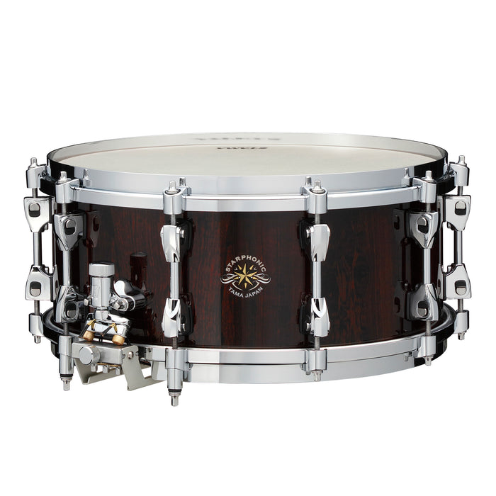 TAMA STARPHONIC Bubinga Bravura Concert Snare Drum 14" x 6" - Gloss Natural Cordia