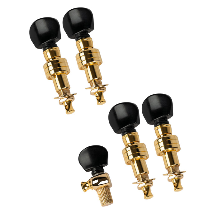 ORTEGA 4+1 Banjo Tuning Machines - Gold