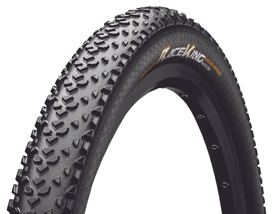 Continental Mountain Bike ProTection Tire - Black Chili, Tubeless, Folding Handmade MTB Performance Tire (26", 27.5", 29"), 26 x 2.2, Race King