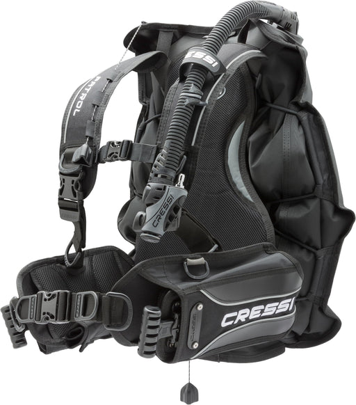 Cressi Travel-Friendly Light Back Inflation BCD for Scuba Diving | Patrol: Designed in Italy