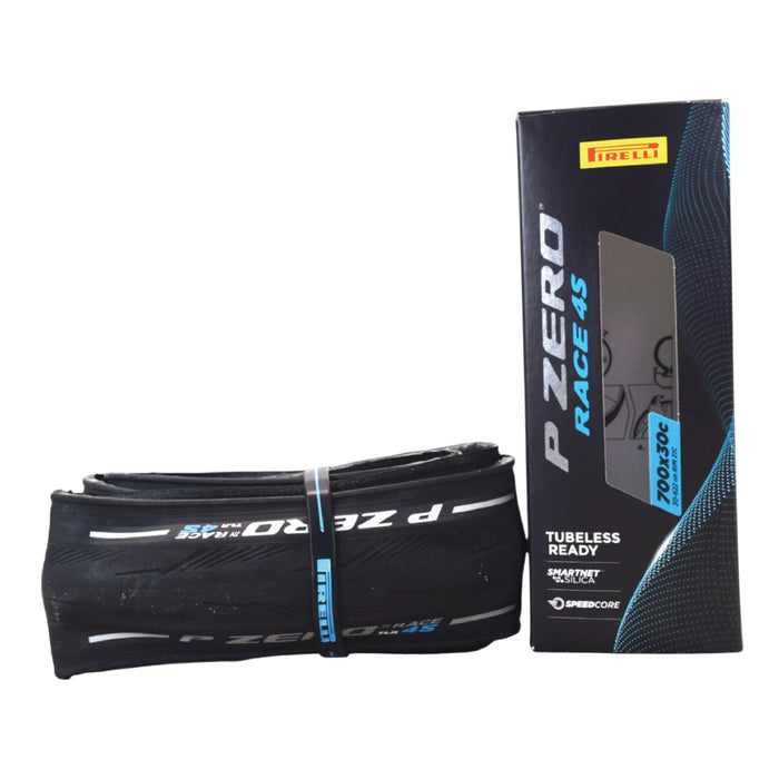 Pirelli P Zero Race TLR 4S 30-622 (700 x 30c) Road Bike Tire - All-Season Performance for Year-Round Excellence, Wet Grip, Puncture Protection, Superior Handling (1 Tire)