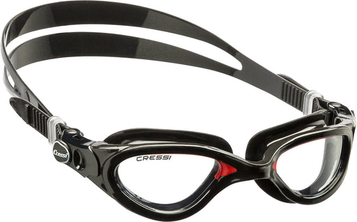 Cressi Flash, Black/Red, Clear Lens