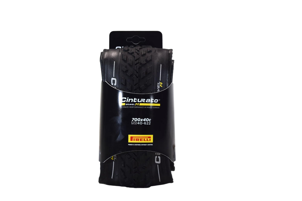 Pirelli Cinturato Gravel M 40-622 (700 x 40c) Gravel Bike Tire - Gravel-Specific Design for Varied Surfaces - SpeedGRIP Compound for Superior Performance (1 Tire)