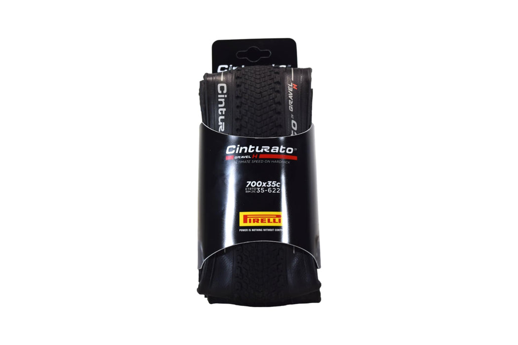 Pirelli Cinturato Gravel H 35-622 700 x 35c Gravel Bike Tire Designed for Compact Terrain SpeedGRIP Compound for Superior Grip in All Weather High Puncture Protection (1 Tire)