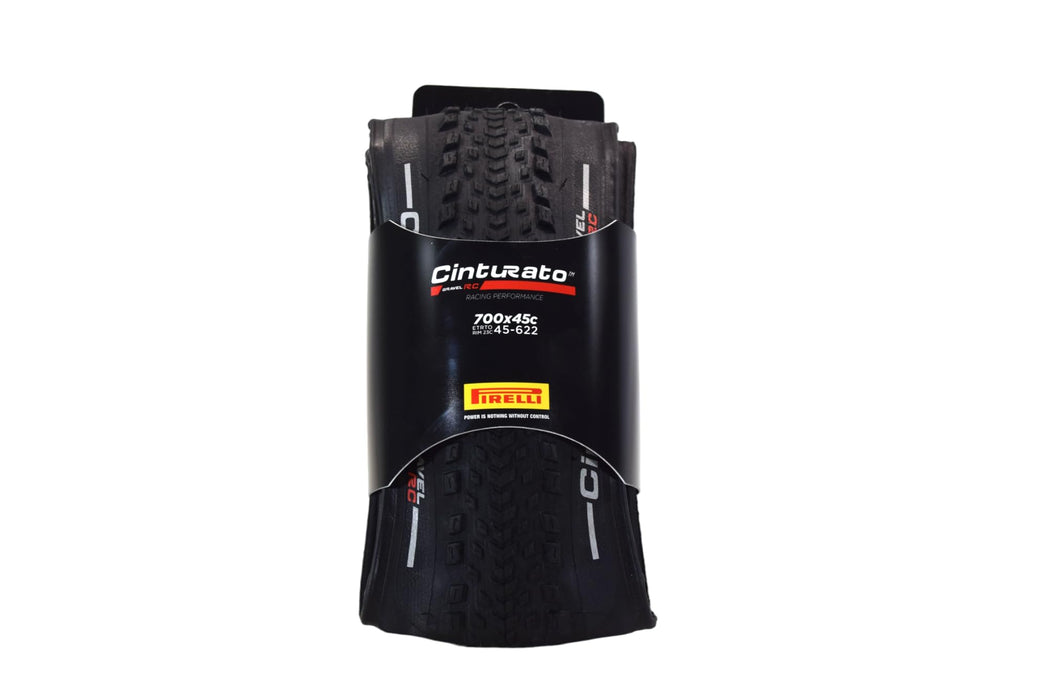 Pirelli Cinturato Gravel RC 45-622 (700 x 45c) Gravel Bike Tire - Gravel Racing Specific Design for Pro-Level Performance - Higher Speeds - Enhanced Lateral Grip (1 Tire)