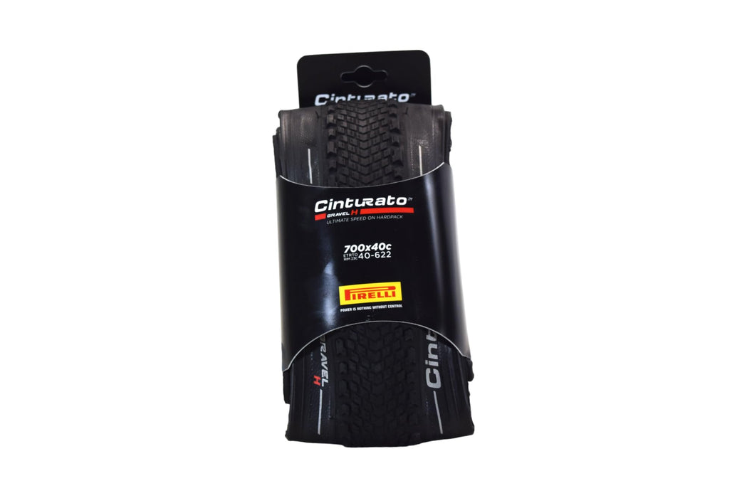 Pirelli Cinturato Gravel H 40-622 (700 x 40c) Gravel Bike Tire Designed for Compact Terrain - SpeedGRIP Compound for Superior Grip in All Weather - High Puncture Protection (1 Tire)